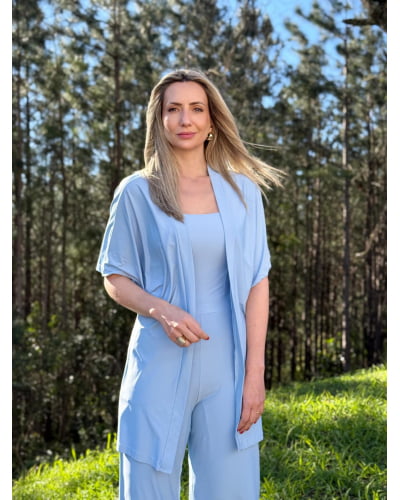 Macacão fluity recortes