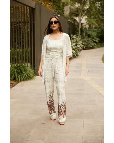 kIMONO EM FLUITY ESTAMPA ANIMAL PRINT NUDE
