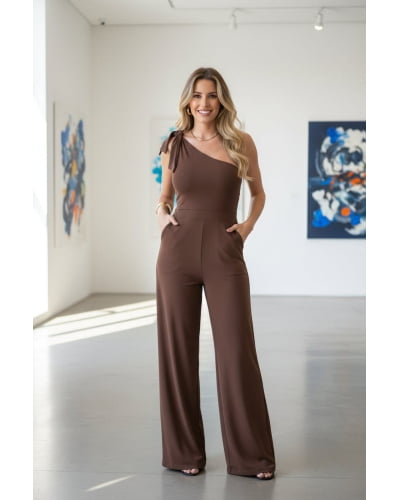 Macacão amarração no ombro