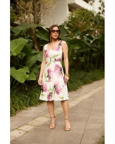 Vestido em fluity Ladylike
